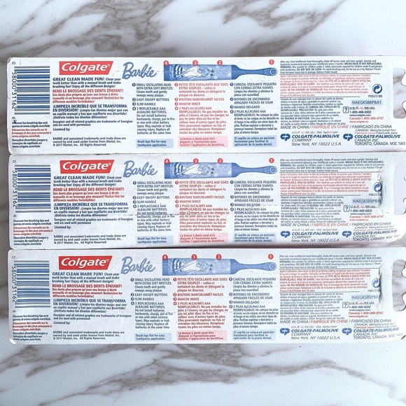 Colgate x Barbie Battery Power Toothbrush x3 - Picture 7 of 8